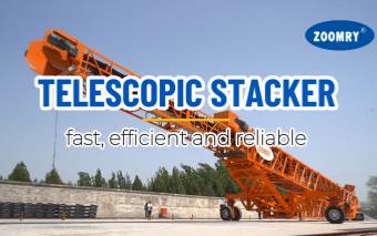 Telescopic stacker fast efficient and reliable