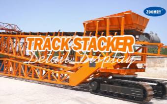 Track stacker detail display