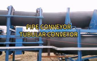 Pipe conveyor tubular conveyor