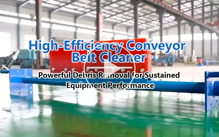 Zoomry High-Efficiency Conveyor Belt Cleaner - Powerful Debris Removal for Sustained Equipment Performance.webp