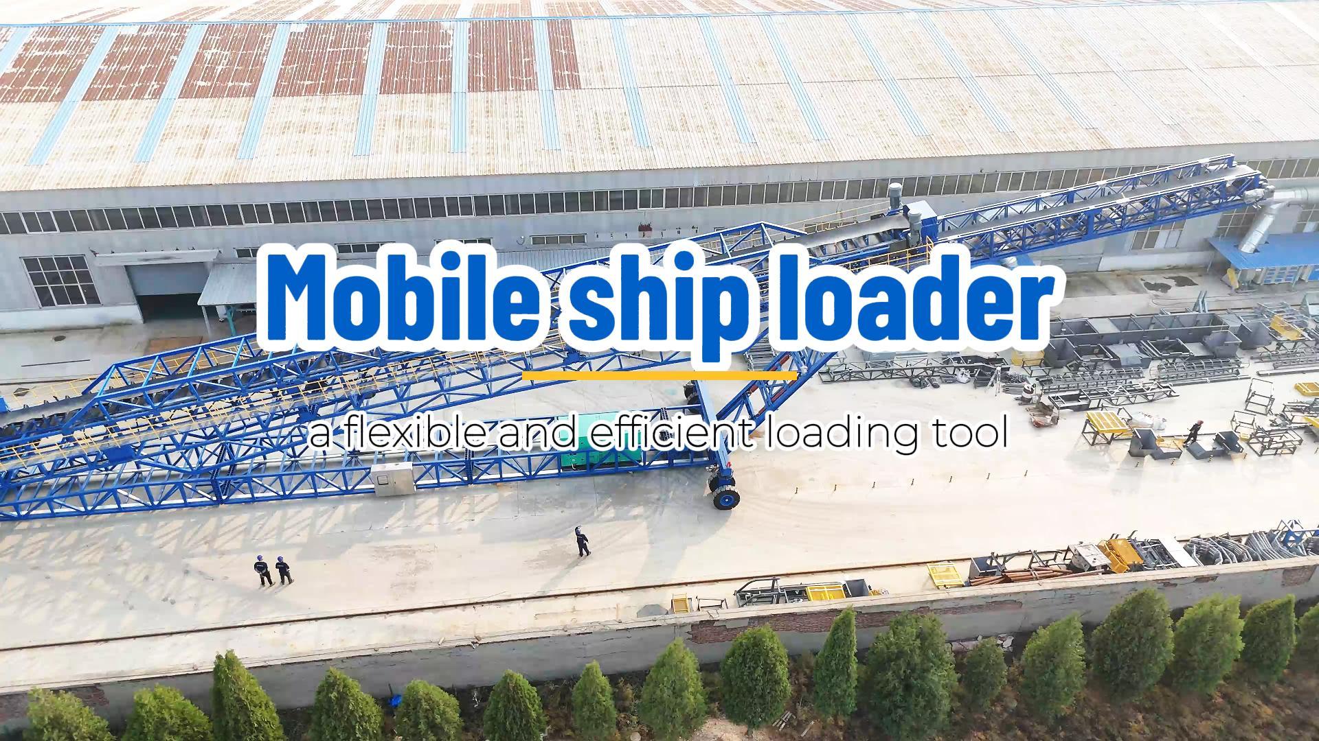 Mobile ship loader, a flexible and efficient loading tool