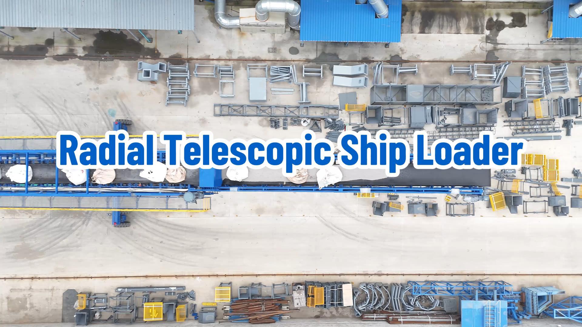 Mobile Shiploader, Radial Telescopic Ship Loader, Ship Loading Conveyor