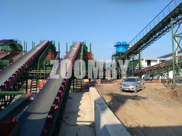 Curved Belt Conveyor Project Site.webp