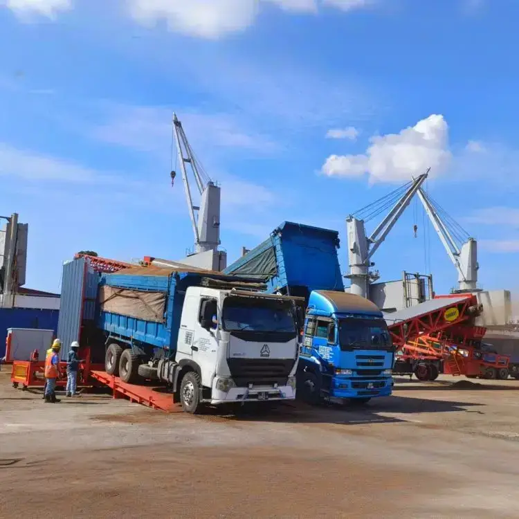 ZRLD-TU1800 Mobile Truck Unloader (4-Lane)