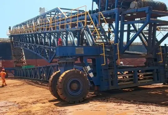 Mobile Ship Loader for Port Rapid Loading of Iron Ore, Up to